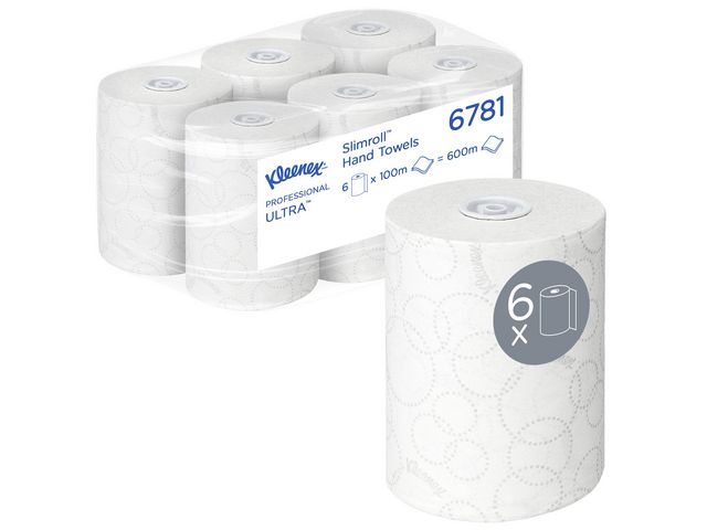 Kleenex® Pappershandduk Ultra Slimroll vit 6/fp | Städ och hygien - Toalettpapper och torkpapper - System - Kimberly Clark | Kontorsexperten
