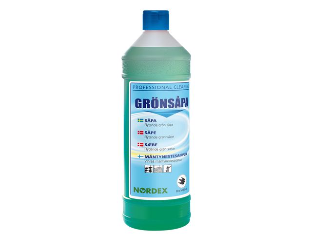 NORDEX Allrengöring Grönsåpa 1L | Städ och hygien - Golvunderhåll - Golvrengöring | Kontorsexperten