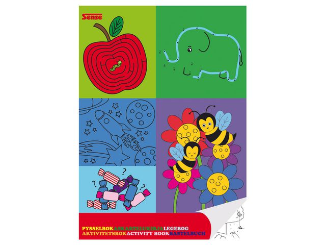 Sense Pysselbok | Skola och förskola - Bild och form - Ritblock och målarböcker | Kontorsexperten