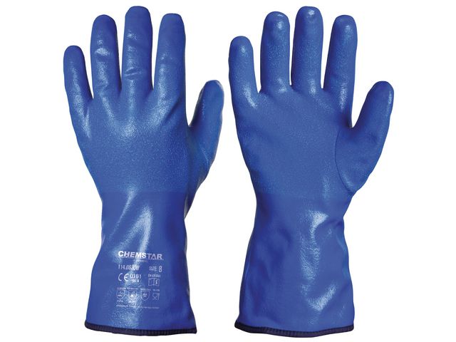 CHEMSTAR Kemikaliehandske 0630W 10 | Skyddsutrustning - Engångshandskar - Kemikaliehandskar | Kontorsexperten