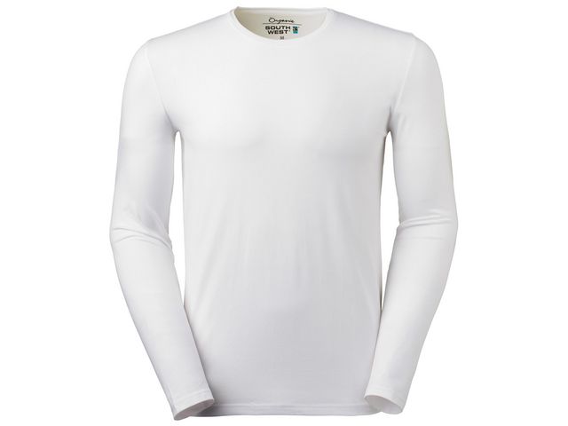 SOUTH WEST T-shirt långärmad SW Leo vit M | Arbetskläder - Arbetströjor - T-shirts | Kontorsexperten