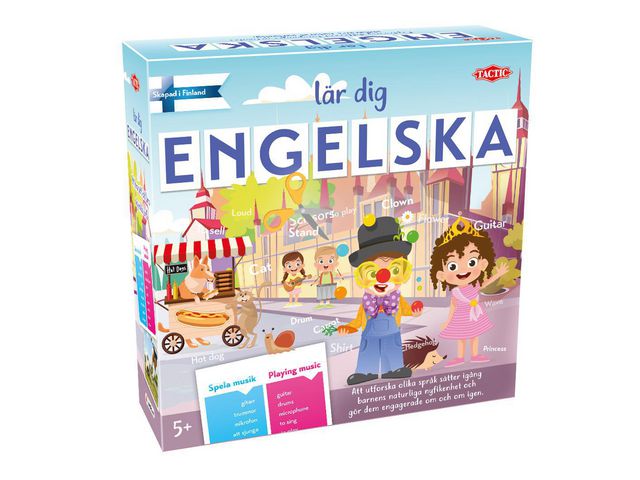 TACTIC Spel Lär dig engelska 7+ | Skola och förskola - Lekmaterial - Spel - Från 5 - 6 år | Kontorsexperten