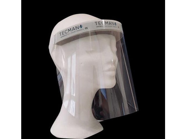 TECMAN Skyddsvisir med skum flergångs | Skyddsutrustning - Ögonskydd - Visir | Kontorsexperten