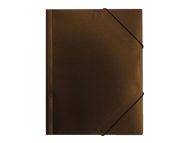 Mapp med elastiska gummiband, 3 flikar, A4, polypropylen, svart | Kontorsmaterial - Mappar och plastfickor - Gummibandsmappar 3-klaff - Plast | Kontorsexperten