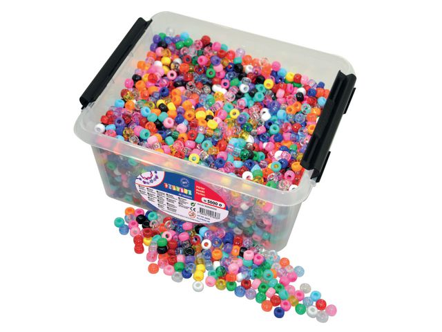 PLAYBOX Kongopärlor i back 5000/fp | Skola och förskola - Hobbymaterial - Pärlor | Kontorsexperten