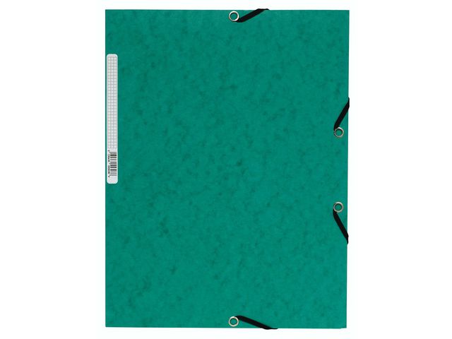 Exacompta Gummibandsmapp Nature Future® A4, 250 ark, 400 g/m², presspan, grön | Kontorsmaterial - Mappar och plastfickor - Gummibandsmappar 3-klaff - Kartong | Kontorsexperten