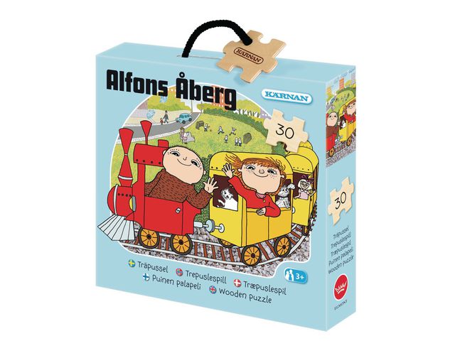 Produktfoto för KÄRNAN Träpussel Alfons Åberg
