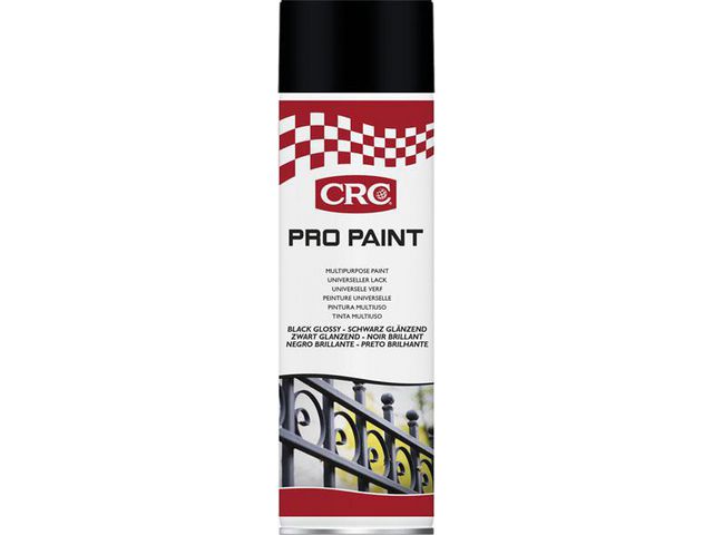 CRC® Sprayfärg CRC Blank Svart 500ml | Skyddsutrustning - Underhåll och service - Smörj och rengöring | Kontorsexperten