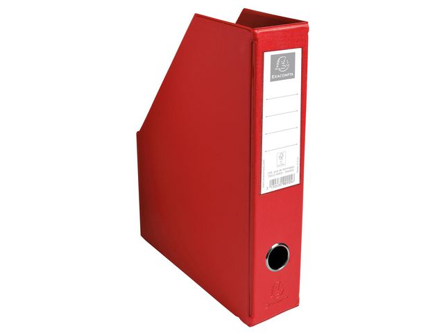 Exacompta Tidskriftssamlare A4 70mm röd | Kontorsmaterial - Till skrivbordet - Tidskriftssamlare | Kontorsexperten