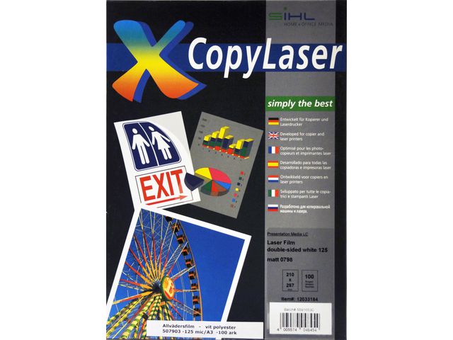 Allvädersfilm 125mic A4 100/fp | Kontorspapper - Specialpapper - Allvädersfilm | Kontorsexperten