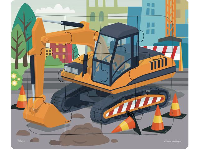 KÄRNAN Rampussel Fordon 12 bitar | Skola och förskola - Lekmaterial - Pussel - Rampussel | Kontorsexperten