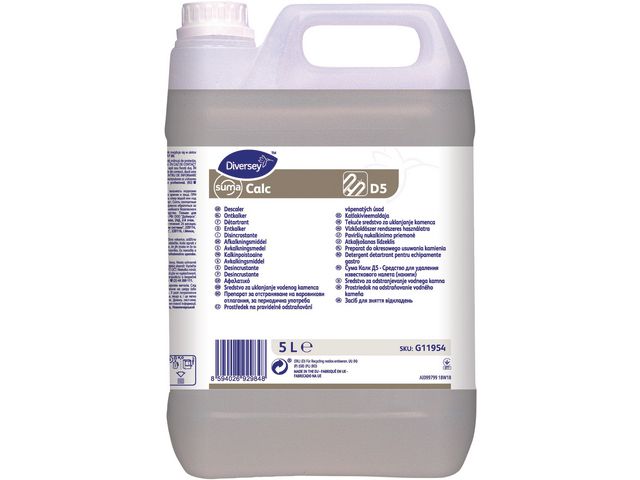 Diversey Avkalkningsmedel Suma Calc-D5 5L | Städ och hygien - Diskrengöring - Maskinrengöring | Kontorsexperten
