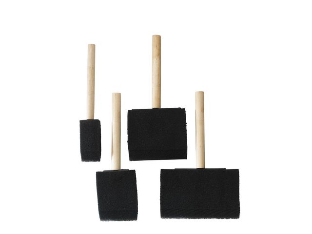 PLAYBOX Skumgummipenslar 4/fp | Skola och förskola - Målarfärg och tillbehör - Penslar | Kontorsexperten