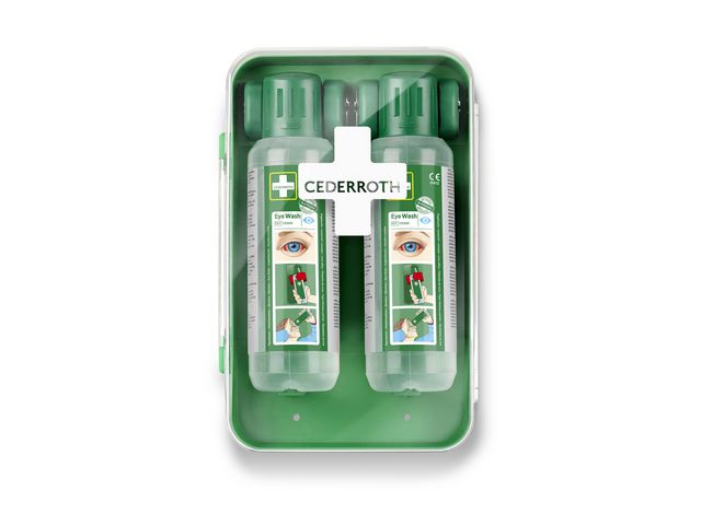 Produktfoto för Cederroth Ögonduschskåp 2x500ml