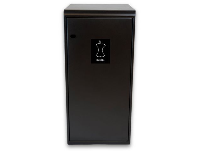 NORDEX Avfallshantering 125l utan hål svart | Städ och hygien - Avfallshantering och källsortering - Sortering och återvinning | Kontorsexperten