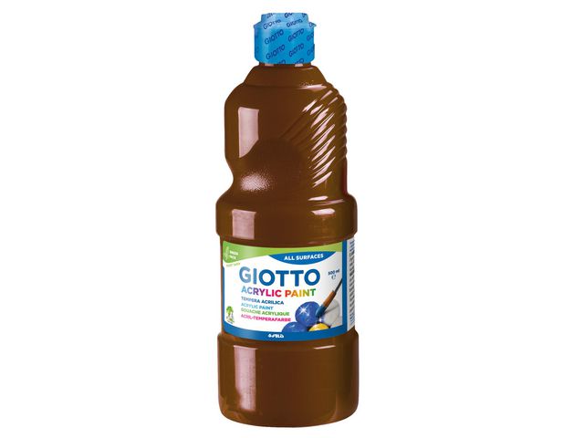GIOTTO Akrylfärg Giotto 500ml brun | Skola och förskola - Målarfärg och tillbehör - Akrylfärg | Kontorsexperten