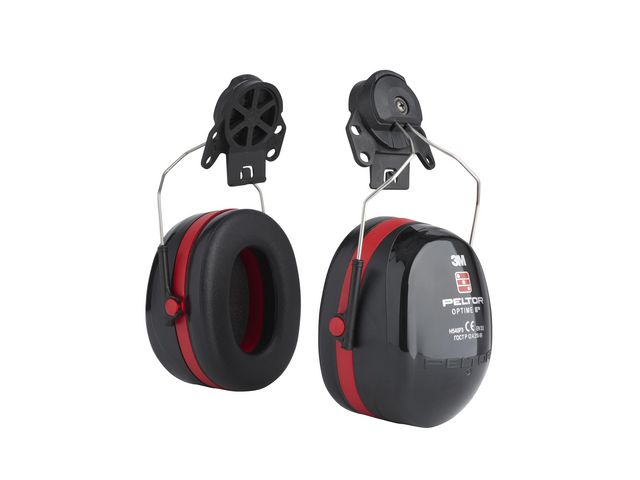 PELTOR Hörselkåpa Optime III hjälm | Skyddsutrustning - Hörselskydd - Hjälmkåpor | Kontorsexperten