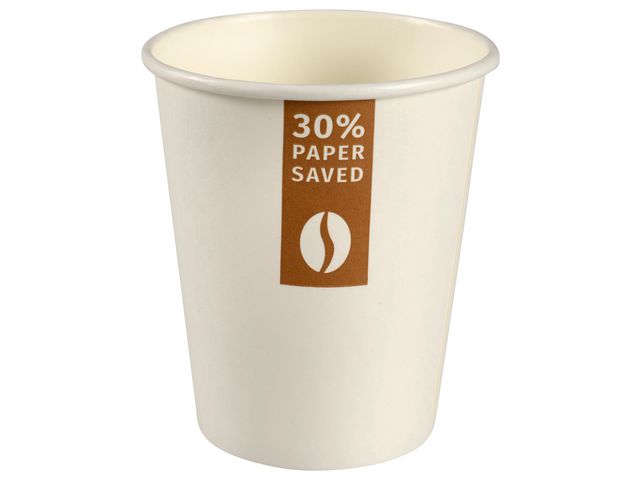 ABENA Kaffebägare Less Is More 24 cl 50/fp | Kök och servering - Engångsartiklar - Pappersbägare | Kontorsexperten