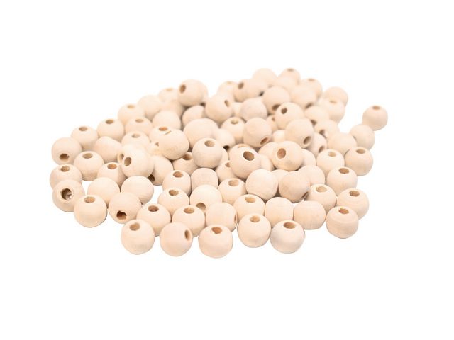 PLAYBOX Träpärlor 10mm 100/fp | Skola och förskola - Hobbymaterial - Pärlor | Kontorsexperten