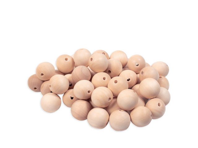 PLAYBOX Träpärlor 25mm 50/fp | Skola och förskola - Hobbymaterial - Pärlor | Kontorsexperten