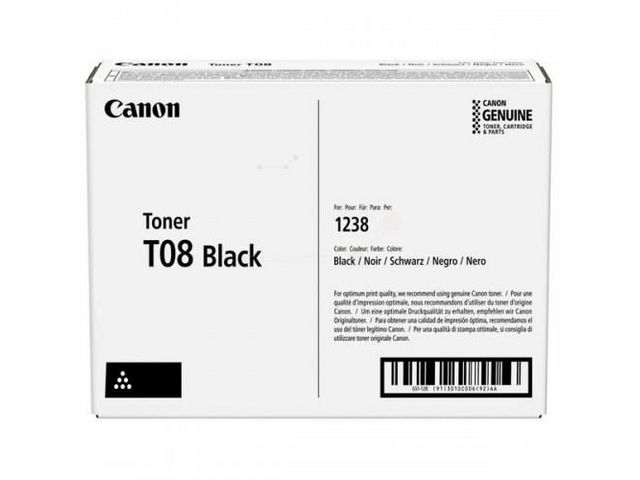 Canon Toner T08 25K svart | Toner och bläck - Tonerkassetter - Toner Canon | Kontorsexperten