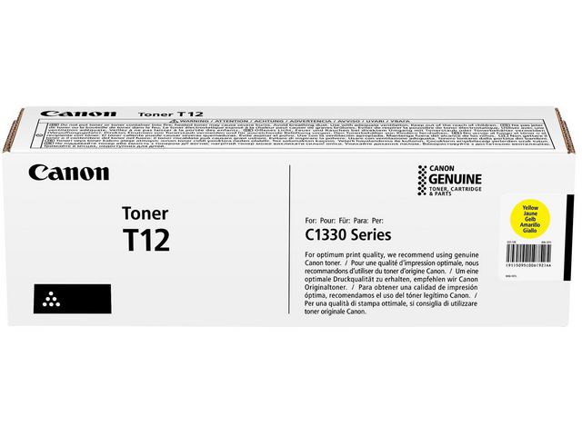 Canon Toner T12 5,3K gul | Toner och bläck - Tonerkassetter - Toner Canon | Kontorsexperten