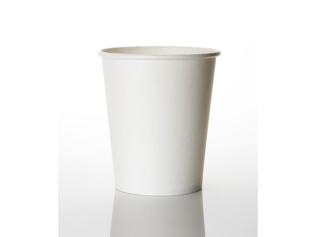 Pappersmugg 180ml vit 50/fp | Kök och servering - Engångsartiklar - Pappersbägare | Kontorsexperten