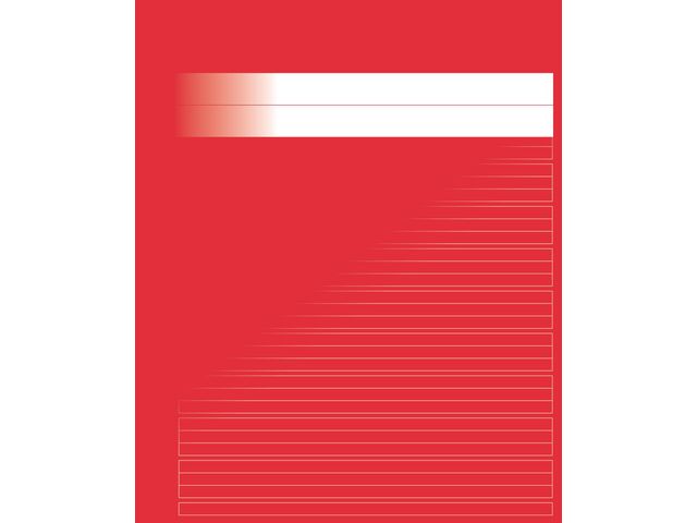 Skrivhäfte 17x21cm baslinj röd | Skola och förskola - Förbrukning skola häften - Skrivhäften | Kontorsexperten