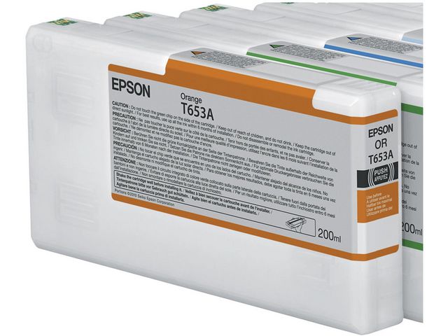Epson Bläckpatron, T653A, orange, singelförpackning, C13T653A00 | Toner och bläck - Bläckpatroner - Bläckpatroner Epson | Kontorsexperten