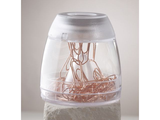 Durable Gemhållare Trend plast transparent | Kontorsmaterial - Till skrivbordet - Gemkoppar | Kontorsexperten