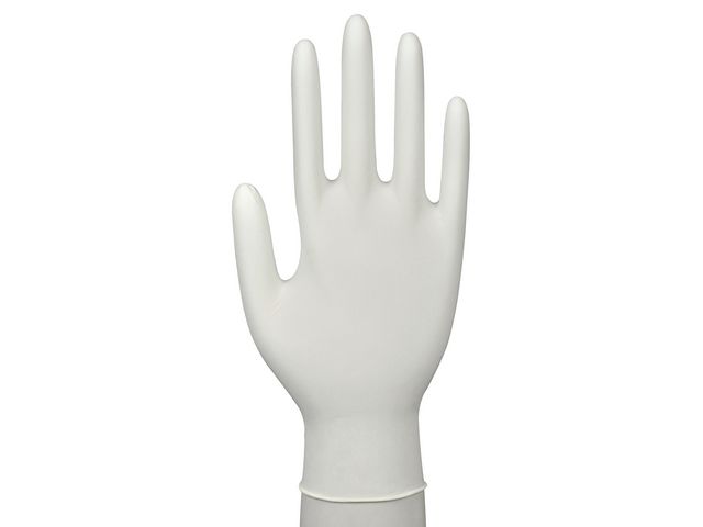 ABENA Nitrilhandske accelerator/puderfri vit XL 150/fp | Skyddsutrustning - Engångshandskar - Nitrilhandskar | Kontorsexperten