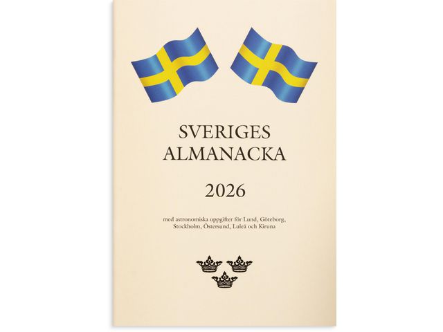 Burde Sveriges Almanacka 2026 | Almanackor och kalendrar - Fickkalendrar - Stora fickkalendrar | Kontorsexperten