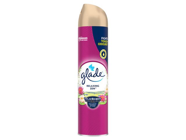 Glade Luktförbättrare Aerosol Relaxing Zen 300ml | Städ och hygien - Luktförbättrare - Doftdispenser och refill | Kontorsexperten