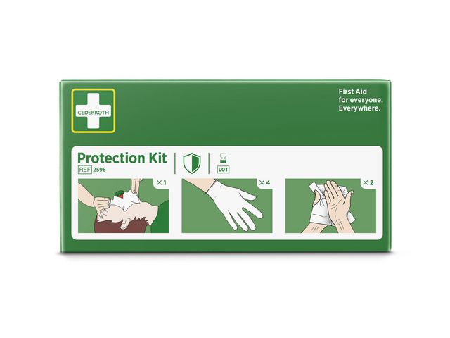 Cederroth Skyddspaket mun-mot-mun-andning | Skyddsutrustning - Första Hjälpen - Andningsmasker | Kontorsexperten