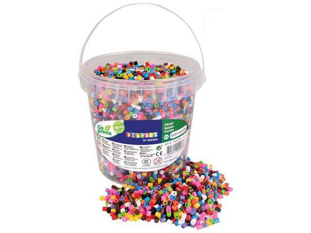 PLAYBOX Rörpärlor bioplast 5000/fp | Skola och förskola - Hobbymaterial - Nabbipärlor - Rörpärlor | Kontorsexperten