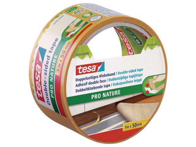 TESA Monteringstejp Pro Nature 50mmx5m | Emballage och lagerutrustning - Packtejper - Dubbelhäftande tejp | Kontorsexperten