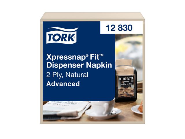 TORK Servett xpressnap Fit Natur 720/fp | Kök och servering - Servetter och dukar - Dispenserservetter | Kontorsexperten