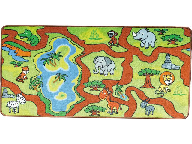 Lekmatta Djungel till lekbord | Skolmöbler och inredning - Mattor - Mattor - Aktivitet | Kontorsexperten