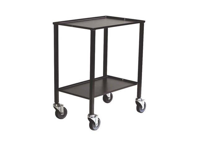 Rullbord 2 hyllplan Antracitgrå | Emballage och lagerutrustning - Lagerutrustning - Vagnar | Kontorsexperten