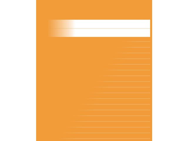 Skrivhäfte 17x21cm linj. 8,5mm orange | Skola och förskola - Förbrukning skola häften - Skrivhäften | Kontorsexperten