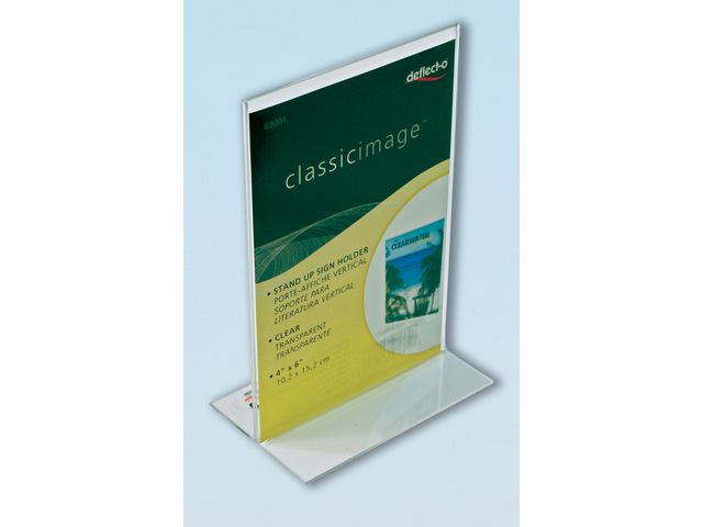 deflecto® Informationsställ A6 vertikalt 12/fp | Kontorsmöbler och inredning - Tavlor ställ och ramar - Informationsställ | Kontorsexperten