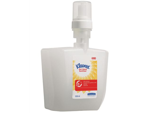 Kleenex® Återfuktande handrengöring med alkohol, patron, 1,2l, gel, genomskinlig | Städ och hygien - Desinfektionsmedel - Systemhanddesinfektion | Kontorsexperten