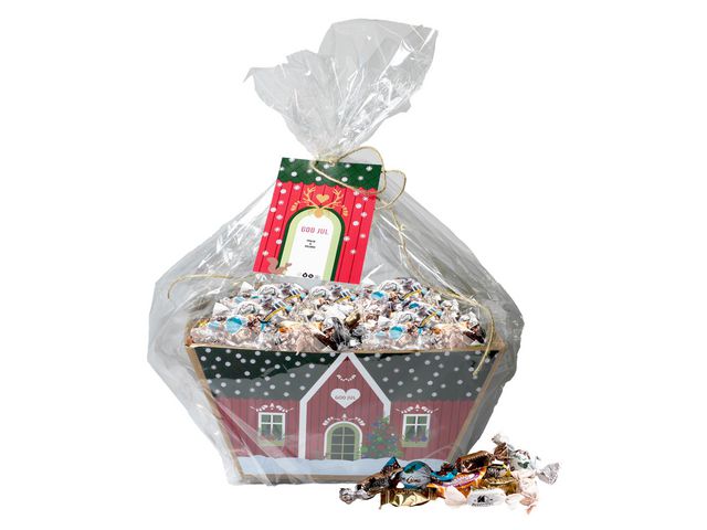 Godis Presentkorg Pralin & Kolamix 3 kg | Kök och servering - Ätbart - Godis och choklad | Kontorsexperten