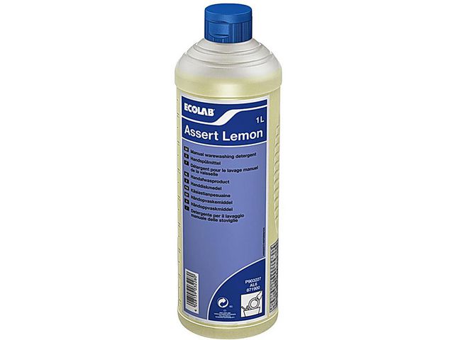 ECOLAB Handdiskmedel Assert Lemon 1L | Städ och hygien - Diskrengöring - Handdiskmedel | Kontorsexperten
