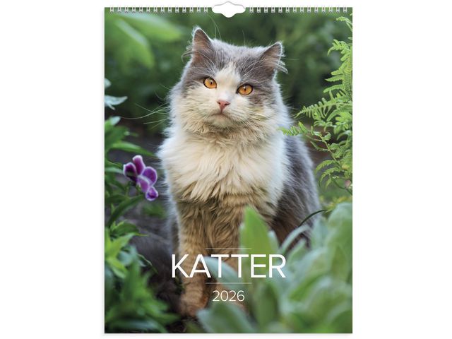Burde Väggkalender Stora Kattkalendern 2026 | Almanackor och kalendrar - Väggkalendrar - Bildkalendrar | Kontorsexperten