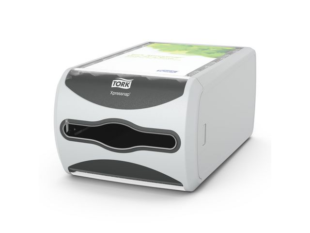 TORK Dispenser Xpressnap plast två lägen grå 145 x 191 x 307 mm | Kök och servering - Servetter och dukar - Servettdispenser | Kontorsexperten