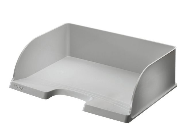 Leitz Brevkorg A4 liggande grå | Kontorsmaterial - Till skrivbordet - Brevkorgar | Kontorsexperten