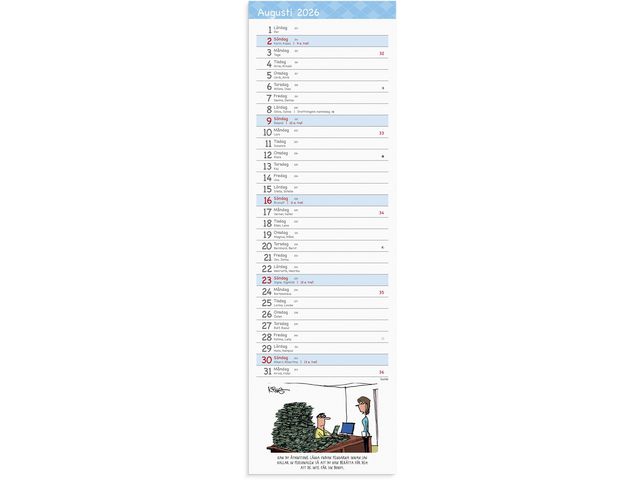 Burde Stor Bordskalender Humor 2026 | Almanackor och kalendrar - Bordskalendrar och skrivunderlägg - Bordskalendrar | Kontorsexperten
