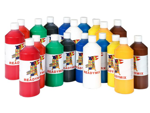 Readymix klassuppsättning 500 mlx20 | Skola och förskola - Målarfärg och tillbehör - Readymix | Kontorsexperten