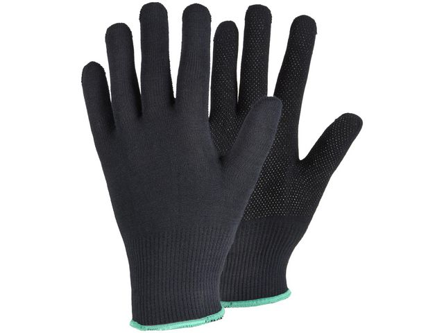 TEGERA Textilhandske 925 noppor svart 7 | Skyddsutrustning - Skyddshandskar - Textilhandskar | Kontorsexperten
